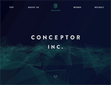 Tablet Screenshot of conceptor.co.jp